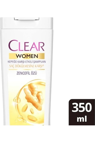 Clear Women Zencefil Özlü Kepeğe Karşı Etkili Şampuan 350 ML