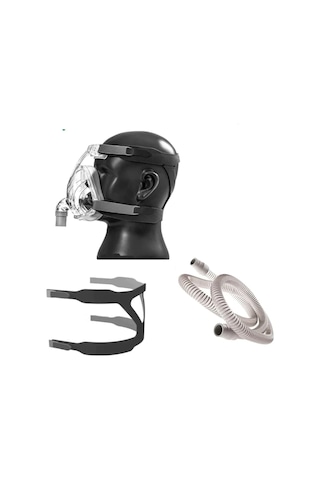 Bmc F2 Tam Yüz Full Face Cpap Maskesi M Beden-Hortum-Kafa Bandı