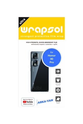 Honor 90 Pro Arka Ve Yan Kaplama Leke Bırakmayan Poliüretan Film