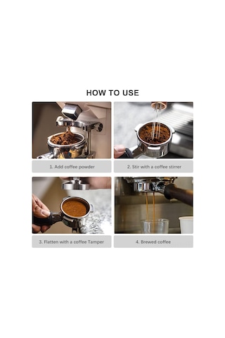 Monyee 51mm Espresso Tamper Profesyonel: 304 Paslanmaz Çelik, Yüksek Basınçlı, Dikey Press, Kahve Kalitesi Artırıcı Aksesuar Diğer