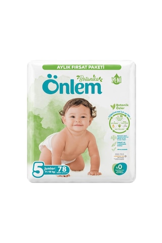 Önlem Botanika 5 Numara Junior Bebek Bezi 78 Adet