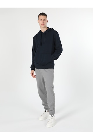 Colin's Regular Fit Kapüşonlu Mavi Erkek Sweatshirt cl1055785_Q1.V2_NAV