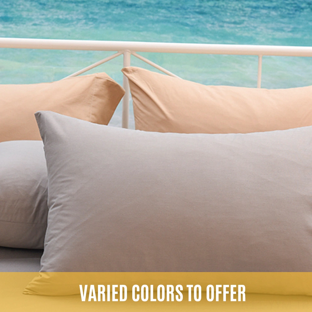 Geeksen 100% Pamuk Yastık Kılıfı, Envelope Tipi, 50x75 Cm, Yüksek Kaliteli Twill Dokuma, Kolay Yıkama, Deri Dostu, Lacivert Rengi Diğer