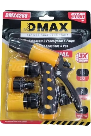 Dmax 2 Fonksiyonlu 5 Parça Sulama Tabanca Seti