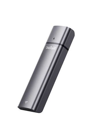 Novahub Netac Wh21 M.2 Sata Taşınabilir Hard Disk Kılıfı - Alüminyum, Dahili Kablo, Yüksek Hız, Kompakt Tasarım