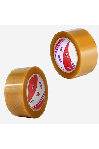 Vege Leopar 45x100 Şeffaf Koli Bandı Koli Bant 48'adet 2 Koli 9