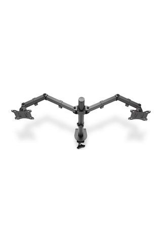 Digitus DA-90400 17"-32" 2x8 KG (Maks.) Sıkıştırmalı İkili Monitör Tutucu Siyah