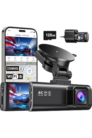 Bagajon 4k Ön Kamera + 1080p Arka Araç Kamerası 24 Saat Kayıt + Park Modu + Kayıt Kiti