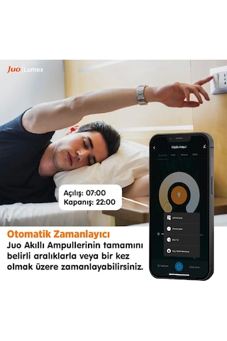 Juo Lumex 11w Rgb Wı-fı Bluetooth Akilli Ampul