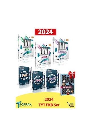 Tyt Fizik-kimya-biyoloji Soru Bankası Ve Deneme Seti Çıkmış Sorular Hediyeli