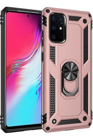 Galaxy S20 Plus Kılıf Zore Vega Kapak Rose Gold