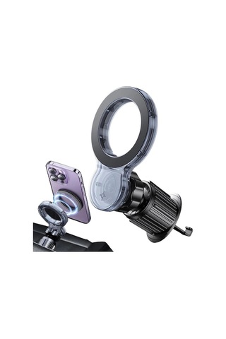 Yulong Magsafe Magnetic Manyetik Havalandırma İçin Araç İçi Siyah