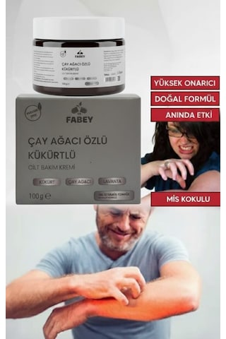 Esfabey Çay Ağacı Özlü Kükürtlü Cilt Bakım Kremi 100g