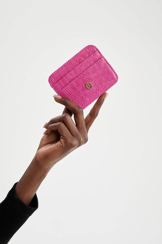 Defacto Kadın Suni Deri Croco Kartlık W2526AZNSPN25 Pembe