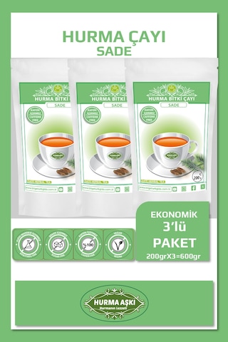 Hurma Aşkı Hurma Çayı Sade 3 x 200 G
