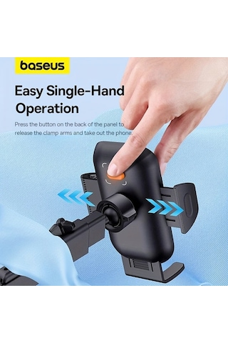 Motion003 Baseus Siyah Telefon Tutucu Ayarlanabilir Tasarim 6kg Yuk Kapasitesi Nano Yapisk Siyah