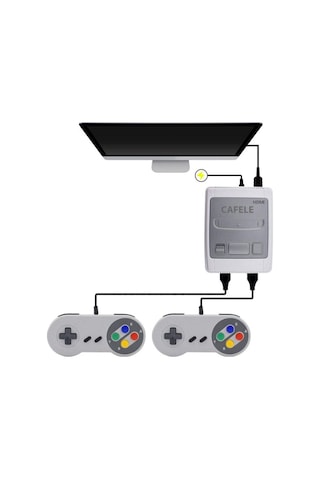 Retro 8 Bit 621 Oyunlu Sfc Hdmi Oyun Konsolu-ultra Mini