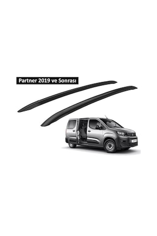 Peugeot Partner 2019 Ve Sonrası Tip Oem Tavan Çıtası Siyah Renk