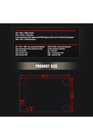 Moveevo Geniş Voltaj Aralıklı Yüksek Frekans Kontrol Cihazı - 8-24v, 5.4khz-160khz, 540hz-16.6khz, 80hz-2.4khz