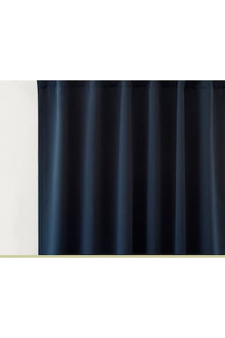 Evdepo Home Kullanıma Hazır Blackout Fon Perde Lacivert