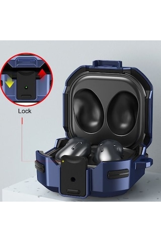 Samsung Galaxy Uyumlu Buds 2 Pro Kılıf Tank Klipsli Çift Renk Koruma Sf11