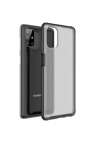 Galaxy M51 Kılıf Zore Volks Kapak Siyah