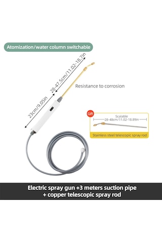 Hallow H48013 2 Paslanmaz Çelik Su Hortumu Püskürtme Çubuğu 2 Püskürtme