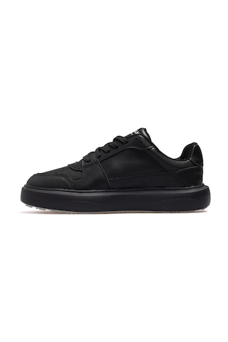 Lufian Lufıan Mateas Erkek Deri Sneaker Günlük Ayakkabı 25k 112230251 Siyah Siyah