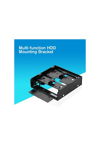 Yaleker Olmaster Mr-8801 5.25" Kasa Ünitesi 3.5" Ve 2.5" Hdd Dönüştürücü Rafı, Çoklu Kurulum Modu, 7-15mm Disk Desteği