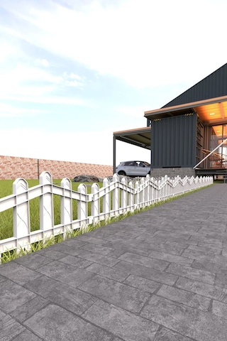 Dekoratif Plastik Bahçe Ve Peyzaj Çiti 8 Adet Çit Y: 32 Cm / G: 4.4 M Toprak Ayaklı - Beyaz