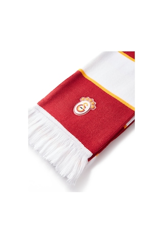 Gsstore Galatasaray 5 Yıldızlı Çocuk Triko Atkı C252180 Beyaz