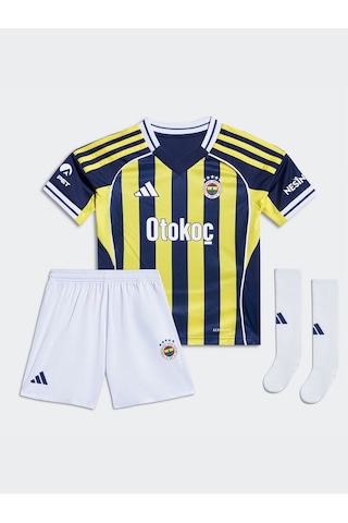 Fenerium Fenerbahçe S.k. Çubuklu Forma 25/26 Miniset İç Saha Forması Beyaz