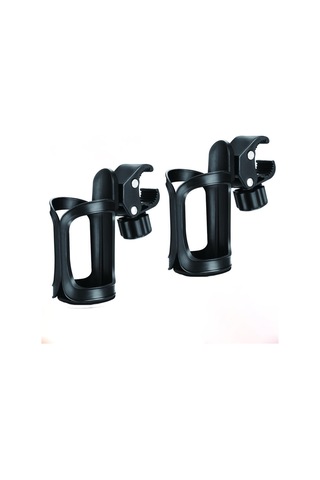 Cvkayak Bisiklet Fincan Tutucu, Bisiklet Fincanı, Bebek Arabası Bardak Tutucular, Bisikletler İçin Evrensel İçecekler, Arabalar, Bisiklet Su Şişesi Kafesi 2 Adet Koyu Gri