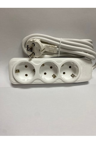 Far Elektrik 3'lü 5 Metre Grup Priz