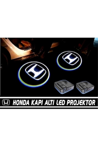 Honda Araçlar İçin Pilli Yapıştırmalı Kapı Altı Led Logo