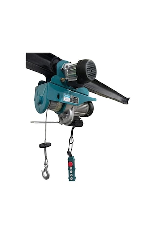 4 Hareketli Şaryolu Elektrikli Vinç 1700 Watt 600-1200 Kg Mes 945