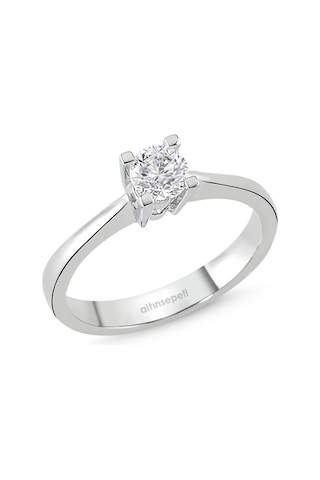 Pırlanta Tektaş Yüzük 0,33 Ct As11Pyz Altınsepeti