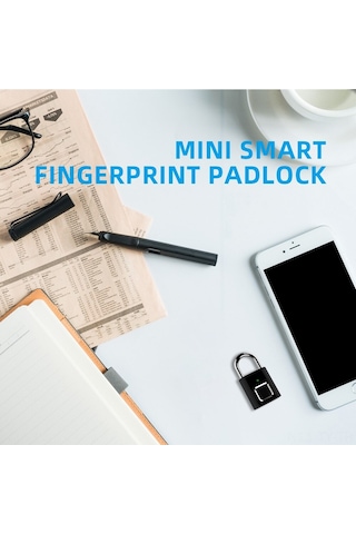 Jokmae Mini Parmak İzi Kilidi - Çanta/çekmece, 1sn Açılış