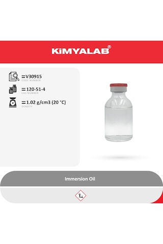 Kimyalab İmersiyon Yağ 100ml - İmmersiyon Yağı Mikroskop İçin