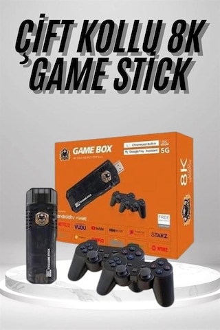 Mey İthalat 8k Ultra Hd Game Box 36500 Oyunlu Game Stick Oyun Konsolu 94364814