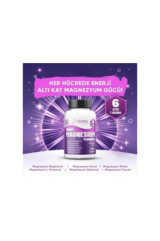 Supra Vitamin Multi Magnezyum Kompleks 60 Tablet