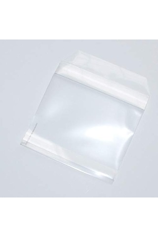 Aso Cd Dvd Zarfı Arkası Yapışkanlı 13x13 Cm Plastik Şeffaf 100 Adet