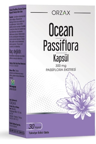Ocean Passiflora 300 Mg 30 Kapsül Ocean Passiflora 300 Mg 30 Kapsül