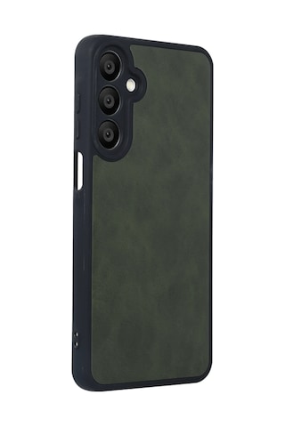 Cosmotex Newface Samsung Galaxy Uyumlu A16 5g Kılıf Aras Deri Kapak - Koyu Yeşil
