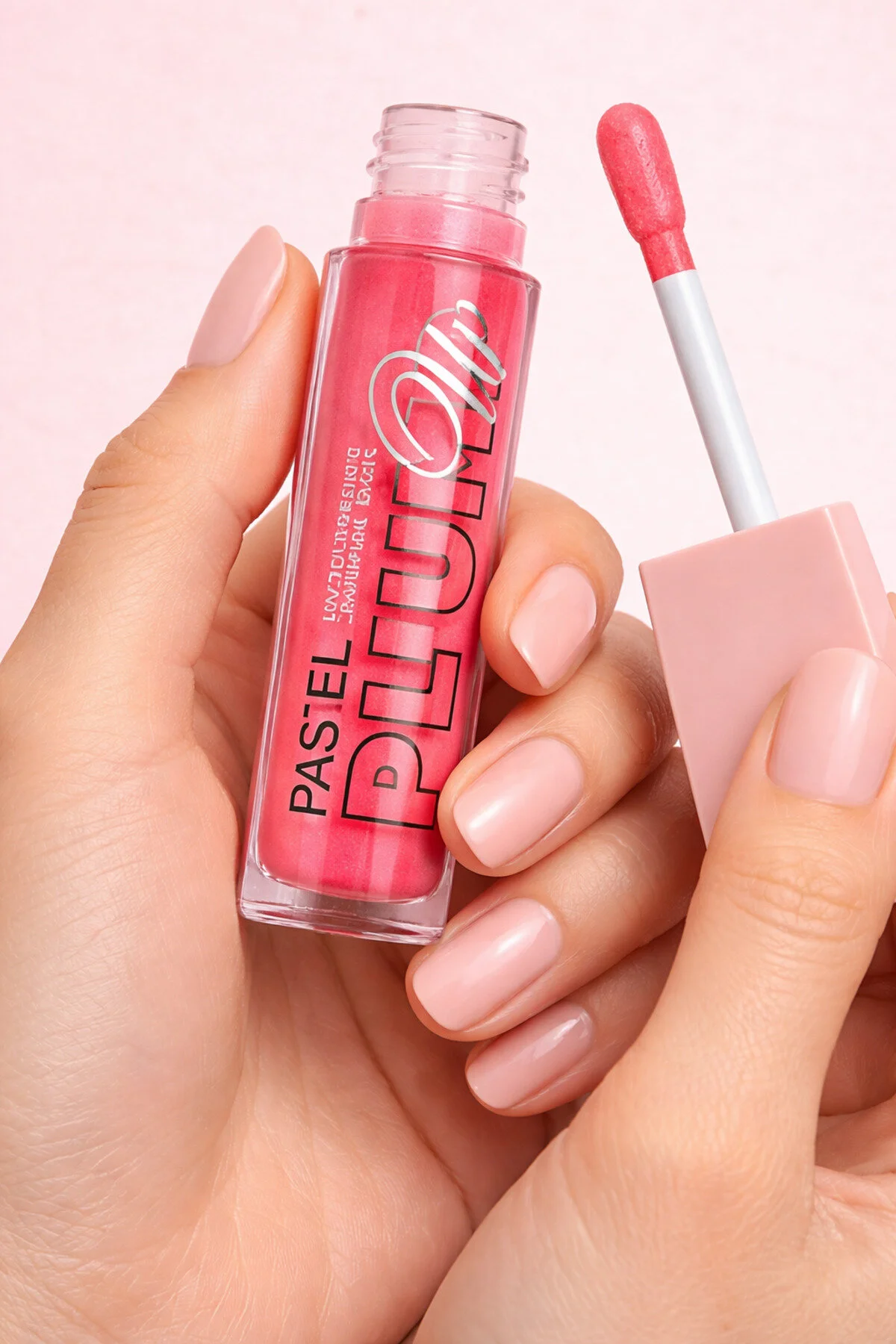 Lip Gloss No:204 Işıltılı Pembe Dolgunlaştırıcı Dudak Parlatıcısı 0