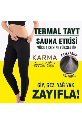 Termal Sauna Tayt Sauna Etkili Terleme Taytı Sweat Sweet Sauna Siyah