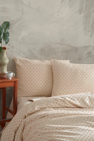 Freya Orange %100 Pamuklu Yıkamalı Çift Kişilik Nevresim Takımı