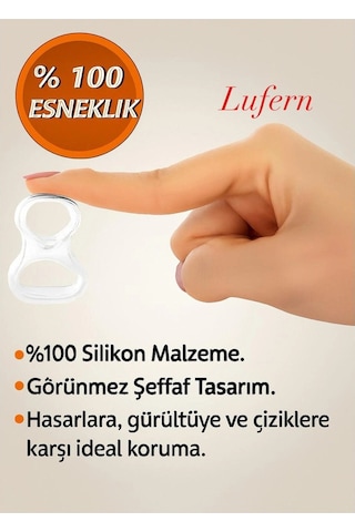 4'lü Elastik Kapı Kolu Stoperi Silikon Duvar Koruma Aparatı Çarpma Önleyici Pratik Pencere