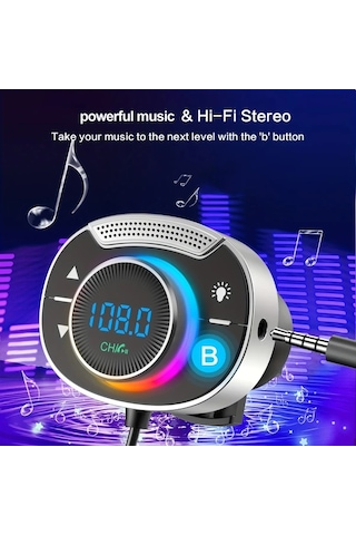 Honeybeeshop Standart Araç Kablosuz 53 Teleskopik Çift Usb Şarj Cihazı Eller Serbest Arama Pd30 Qc30 Desteği