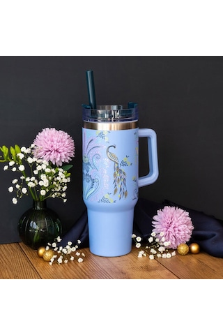 Portico Designs - Sara Miller: Savannah 115ml Pipetli Matara Desenli